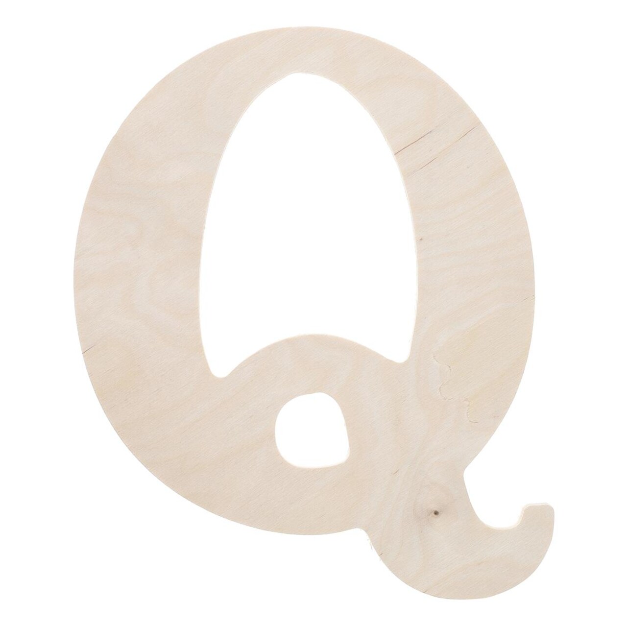 Good Wood by Leisure Arts Letter 9.5" Q, Wooden Letters, Wood Letters, Wooden Letters Wall Decor, Large Wooden Letters, Wooden Letters 9.5 inch, Small Wooden Letters for Crafts